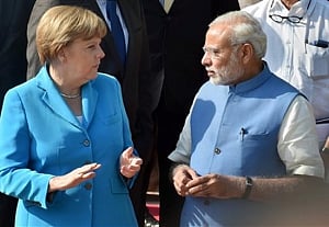 Modi, Merkel visit Bosch facility in Bengaluru