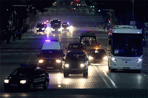 Serbian football team bus attacked with stones in Tirana