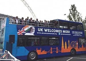 'Modi Express' bus launched in UK