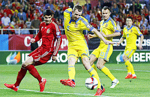 Spain tops Ukraine 1-0 to win group in Euro 2016 qualifiers