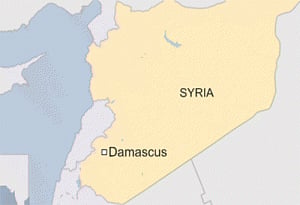 Insurgents shell Russian embassy in Syria during rally