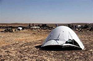 Russia, Egypt dismiss suggestions a bomb caused crash