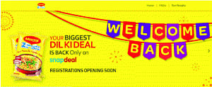 Now your Maggi is just a click away!