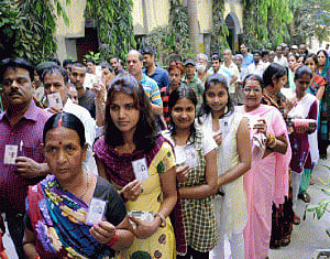Polling under way for Gujarat local bodies