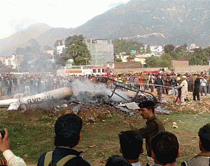 All seven aboard copter killed in Jammu crash