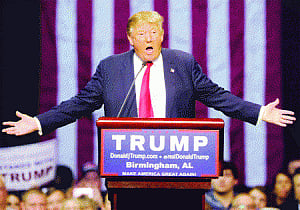 With anti-Muslim remarks, Trump widens lead in polls