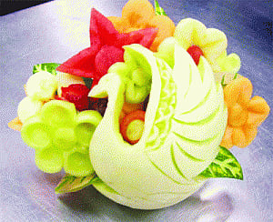 Art on a platter