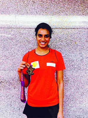 Treble glory for Sindhu