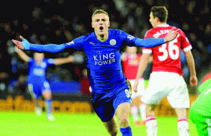 Vardy breaks scoring record