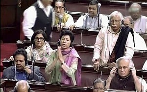 RS proceedings disrupted again even as Goyal expresses regret