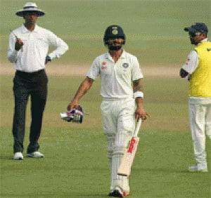 India declare at 267/5 in second innings