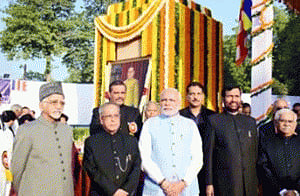 Prez, PM remember B R Ambedkar on his 60th death anniversary