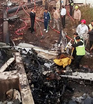 BSF aircraft crashes near Dwarka, all 10 on board killed