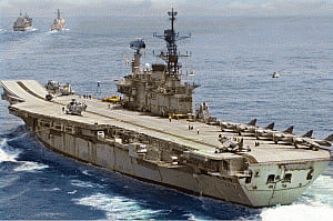 INS Viraat wins its last regatta