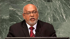 Guyana president arrives Wednesday on six-day visit