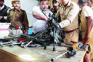 7 NDFB cadre held with huge cache of arms