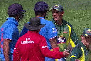 Rohit, Warner square up at MCG