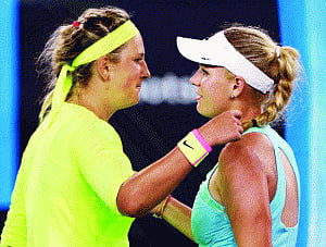 Azarenka downs Wozniacki