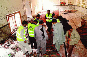 61 dead in Pak Shia mosque blast