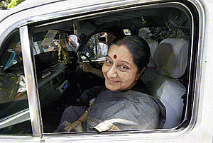 Swaraj leaves for home after concluding maiden China visit