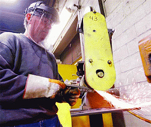 US factory activity improves in April, but hiring declines