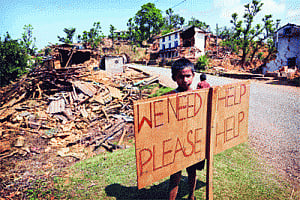 Protests over slow relief as quake toll crosses 7,000