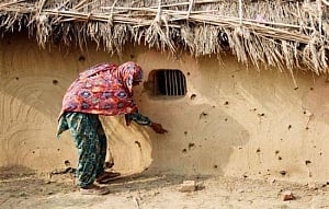 Pak targets villages, 8 BoPs with mortar bombs, one injured