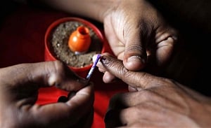 Repolling at two poll booths in Delhi