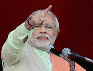 Appalled at temple built in my name: Modi