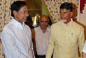 AP and Telangana CMs meet to discuss water sharing row