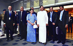 lankan Prez arrives on 4-day visit