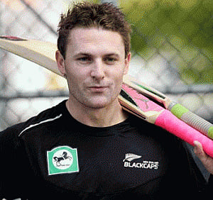 New Zealand showed nerves towards the end : McCullum