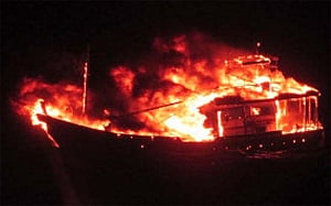 Video shows official saying he ordered boat blown up