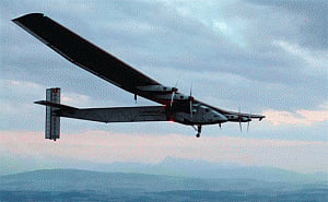 Round-the-world solar plane headed to India