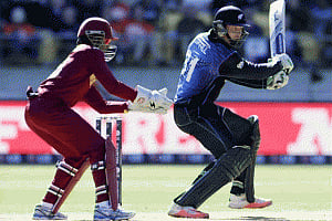 Guptill's 237 fires New Zealand into WC semis
