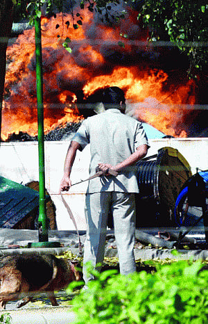 Parliament's AC plant gutted