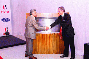 Hero MotoCorp, Magneti Marelli JV opens new centre in Manesar