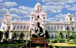 TDP legislators stopped from entering Telangana assembly