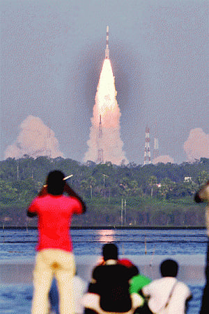 Navigational satellite launch puts 4th feather in ISRO's cap