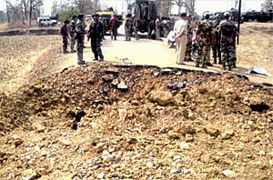 Three killed in landmine blast in Rajouri