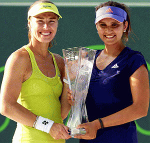 Sania wins 25th career doubles title with trophy in Miami