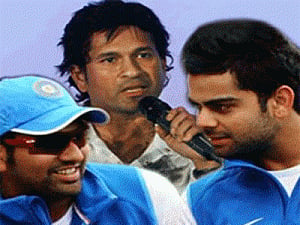 Sachin's words of advice for Rohit, Virat