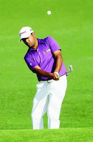 lahiri 18th after Round 1