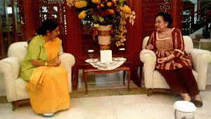 Megawati meets Swaraj, recalls story behind her name