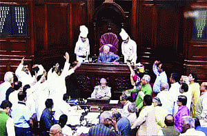 Uproar in RS over land Bill, farmer suicide
