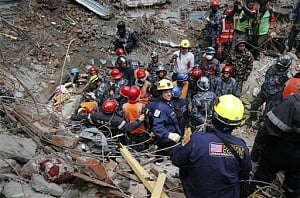 Nepal urges foreign rescue workers in capital to return home