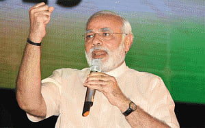Modi says people's faith in his government has increased