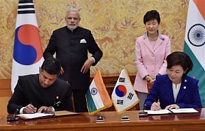 India, South Korea sign 7 agreement to boost cooperation