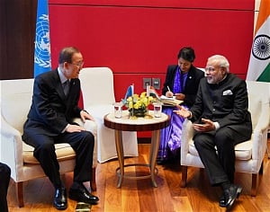 Modi, Ban discuss climate change, UNSC reforms