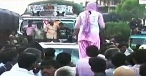 Teased by gunner, woman smashes local SP leader's Mercedes